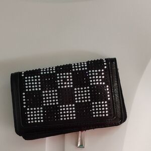 Black and White Checkered Women's Bag